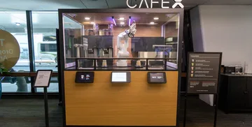 Cafe X kiosk at Terminal 3 Arrivals Level