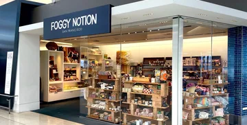 Foggy Notion storefront at SFO Terminal 3